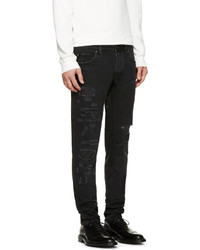 Dolce & Gabbana Black Destroy Jeans