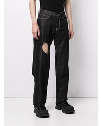 Off-White Cut Out Detail Denim Jeans