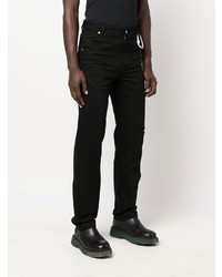 Heliot Emil Cut Out Straight Leg Jeans
