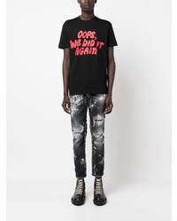 DSQUARED2 Distressed Cropped Skinny Jeans