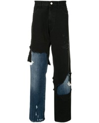 Raf Simons Distressed Double Layer Jeans