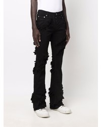 Rick Owens DRKSHDW Distressed Effect Bootcut Jeans