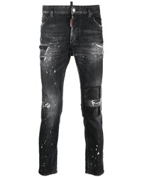 DSQUARED2 Distressed Finish Denim Jeans