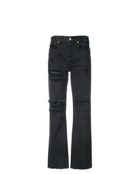 RE/DONE Distressed High Waisted Jeans