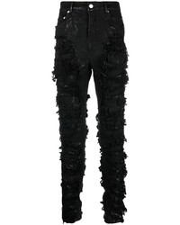 Rick Owens DRKSHDW Distressed Slim Fit Jeans