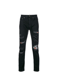 Overcome Distressed Straight Leg Jeans