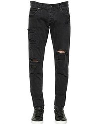 Dolce & Gabbana 18cm Slim Fit Destroyed Denim Jeans
