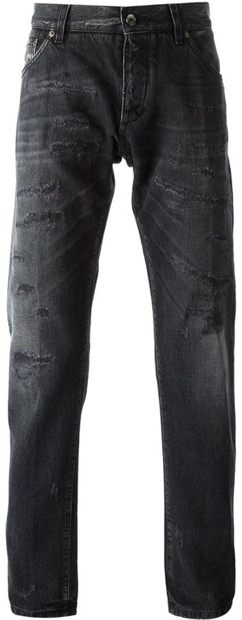 Dolce & Gabbana Ripped Jeans, $945 | farfetch.com | Lookastic