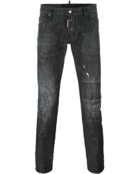 Saint Laurent 155cm Super Destroy Stretch Denim Jeans | Where to buy ...