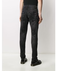 Philipp Plein Embellished Thunder Straight Jeans