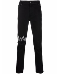 Vision Of Super Flame Embroidered Slim Fit Jeans