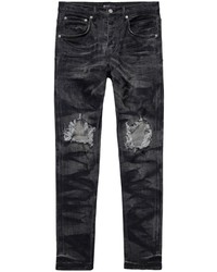 purple brand Foiled Effect Ripped Jeans