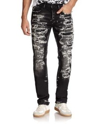 PRPS Harley Distressed Straight Leg Jeans