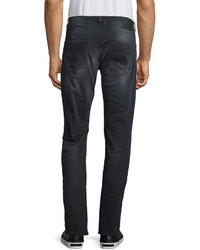 Diesel Larkee 0854a Distressed Denim Jeans Black