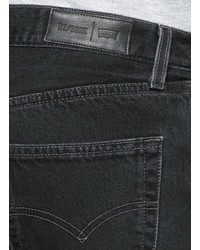 RE/DONE Leather Patch Distressed Jeans
