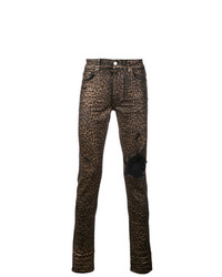 Amiri Leopard Print Jeans