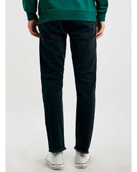 Topman Ltd Core Black Ripped Skinny Fit Jeans