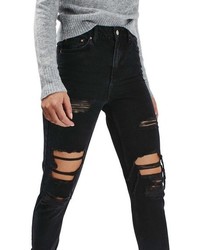 Topshop Mom Super Ripped Jeans