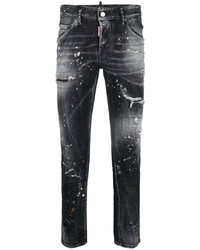 DSQUARED2 Paint Splatter Detail Jeans