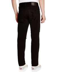 Prps Goods Co Newt Barracuda Straight Fit Jeans In Black