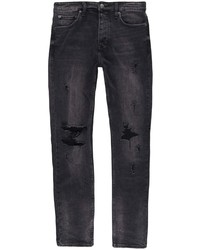 Ksubi Ripped Detail Slim Fit Jeans