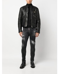 DSQUARED2 Ripped Detailling Slim Cut Jeans