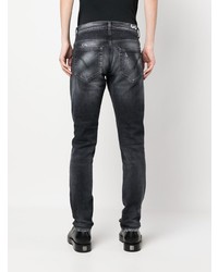 Dondup Ripped Slim Cut Jeans