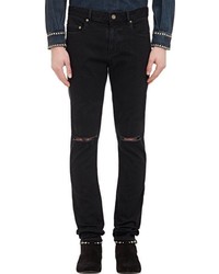 Saint Laurent Stretch Skinny Jeans Black