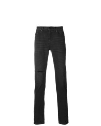 Saint Laurent Vintage Effect Distressed Jeans
