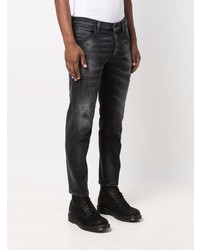 Dondup Whiskering Effect Slim Fit Jeans
