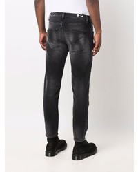 Dondup Whiskering Effect Slim Fit Jeans