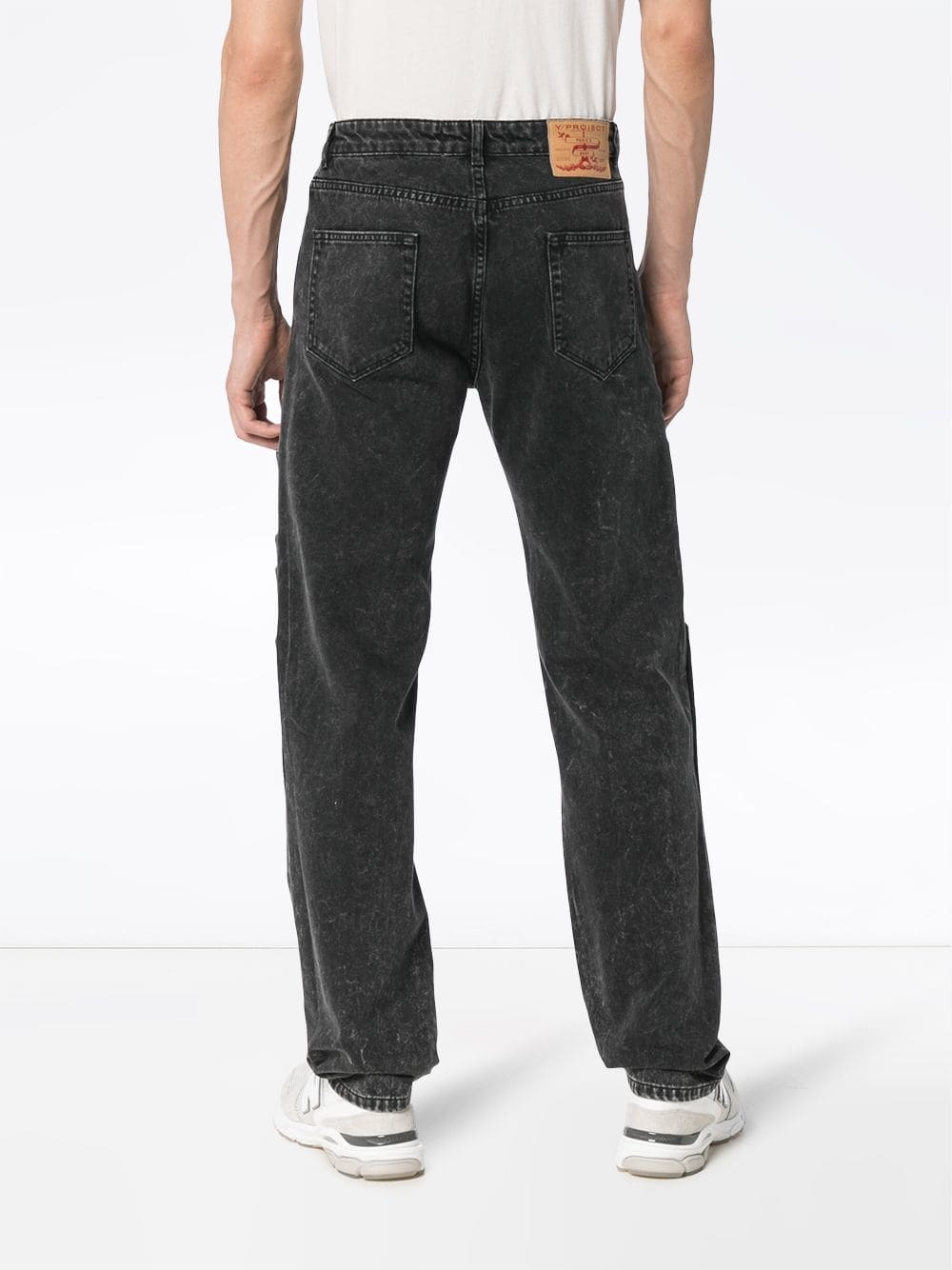 Y/Project Y Project Layered Denim Jeans, $300 | farfetch.com 