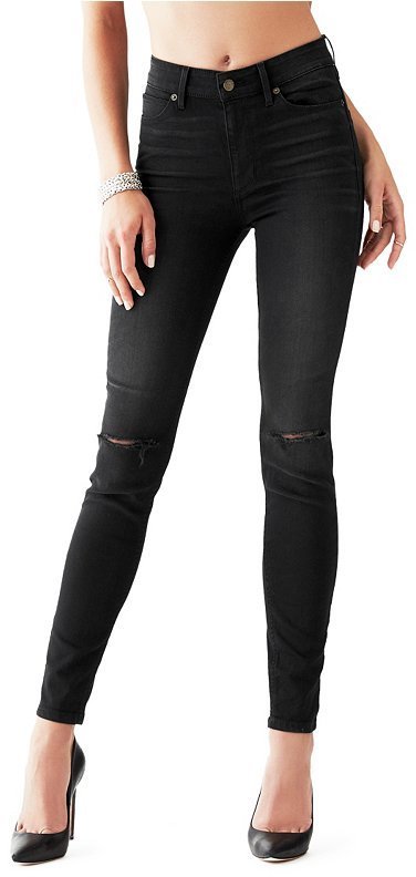guess black skinny jeans
