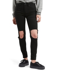 Levi's 721 Ripped High Waist Skinny Jeans
