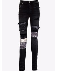 Amiri Bandana Print Skinny Jeans