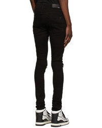 Amiri Black Distressed Mx1 Jeans
