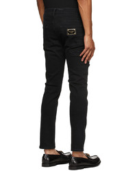 Dolce & Gabbana Black Distressed Skinny Jeans