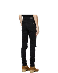 Amiri Black Mx1 Camo Jeans