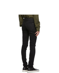 Rag and Bone Black Ripped Fit 1 Jeans