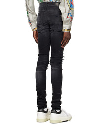 Amiri Black Ultra Suede Mx1 Jeans