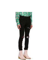 Amiri Black Watercolor Mx1 Jeans