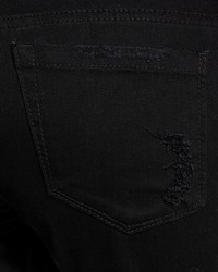 Blank NYC Blanknyc Jeans Shredded Skinny In Black