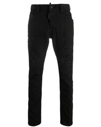 DSQUARED2 Distressed Low Rise Skinny Jeans
