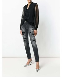 Just Cavalli Distressed Skinny Jeans