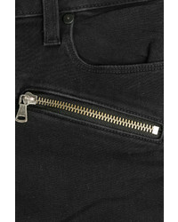 Paige Distressed Skinny Jeans With Zippers