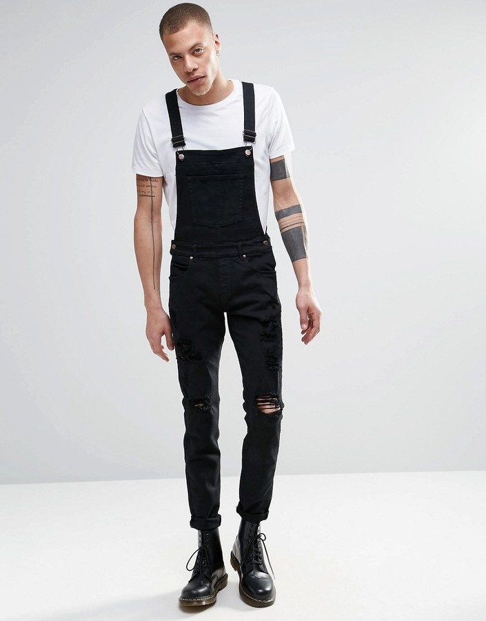 mens dungaree jeans