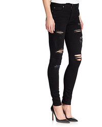 True Religion Halle Ripped Skinny Jeans