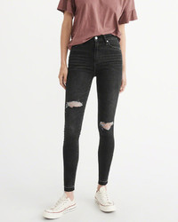 Abercrombie & Fitch High Rise Super Skinny Jeans