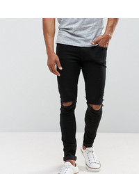 Just Junkies Max Super Skinny Jeans With Knee Rips