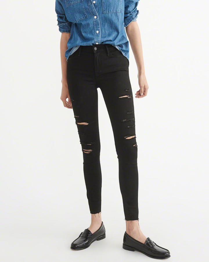 Abercrombie & Fitch Low Rise Super Skinny Jeans, $52 | Abercrombie ...